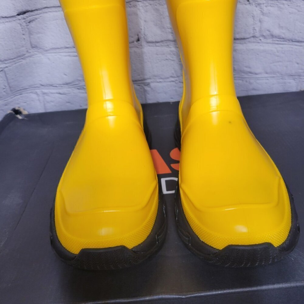 Bass Outdoor Womens Yellow Waterproof Rain Boots - Picture 3 of 7